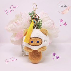 Greensnooker, Keychain, Cute Cat Plush